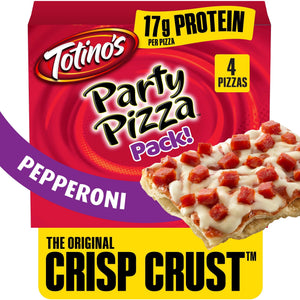 Totino's Frozen Party Pizza Pepperoni Thin Crust, 40.800 oz, 4 ct