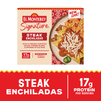 El Monterey Signature Entrée Steak Enchilada, 9 oz (Frozen) — package