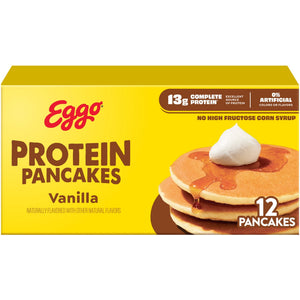 Eggo Frozen Protein Pancakes Vanilla, 14.8 oz, 12 ct