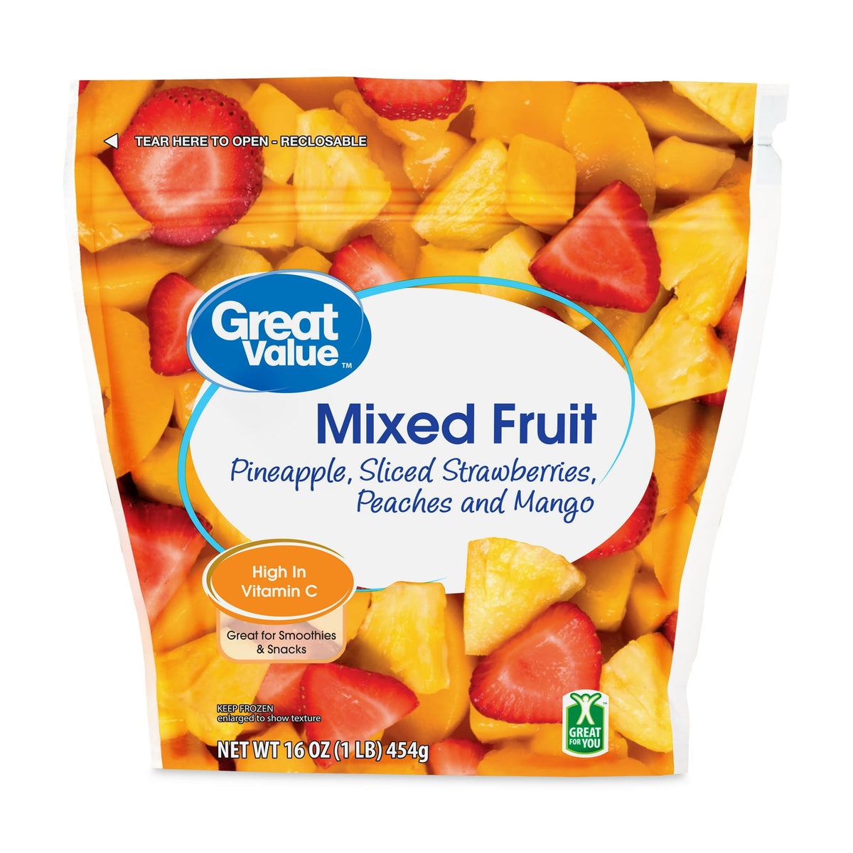 Great Value Frozen Mixed Fruit, 16 oz