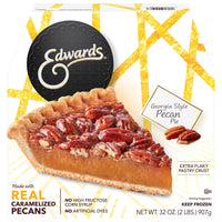 Edwards Frozen Georgia Style Pecan Dessert Pie, 32.0 oz — package