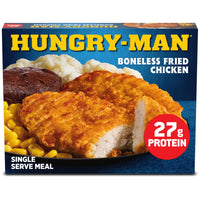 Hungry-Man Boneless Fried Chicken, 27g of Protein, 7g of Fiber, Frozen Meal, 16 oz — package