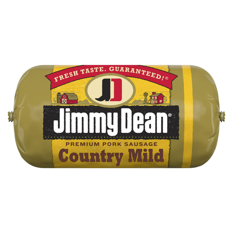 Jimmy Dean Refrigerated Premium Pork Country Mild Sausage Roll, 16 oz — package
