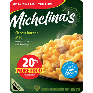 Michelina's Frozen Cheeseburger Mac Meal, 9.6 oz