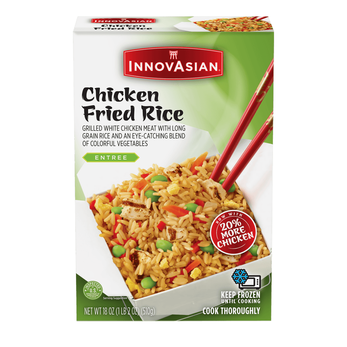InnovAsian Cuisine Frozen Chicken Fried Rice, 18 oz