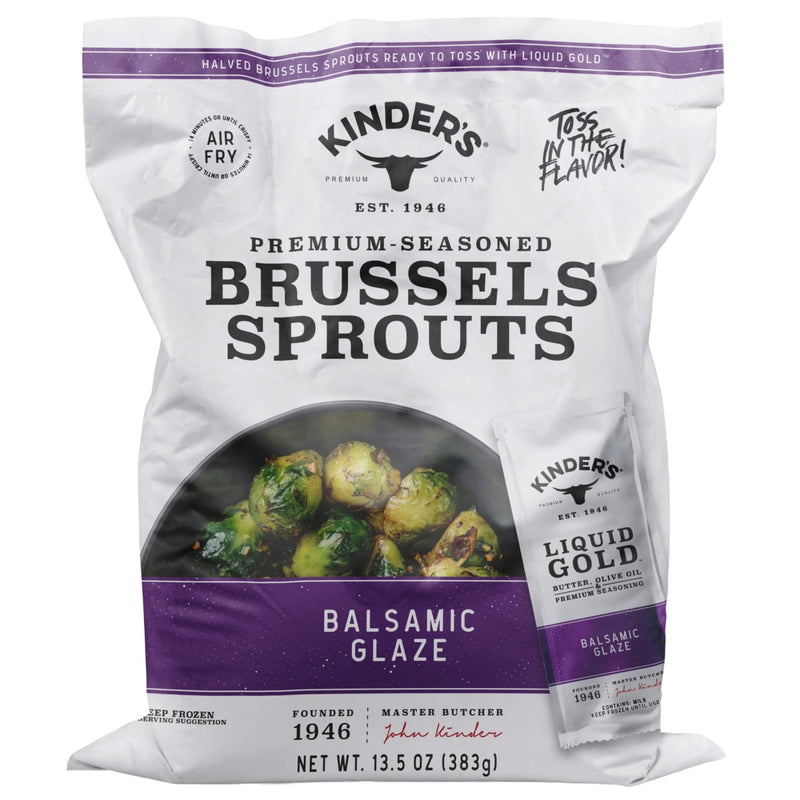 Kinder's Balsamic Glaze Brussels Sprouts, 13.5 oz (Frozen) — package