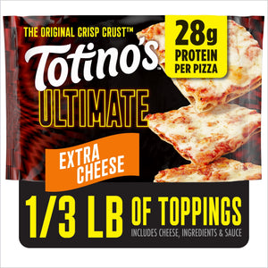 Totino's Frozen Ultimate Pizza Extra Cheese Thin Crust, 10.690 oz