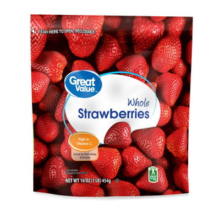 Great Value Frozen Whole Strawberries, 16 oz