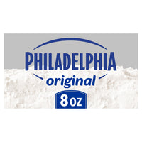 Philadelphia Cream Cheese, 1 Block, for Recipes and Baking, Original Style, No Artificial Preservatives, Flavors or Dye, 8 oz — package