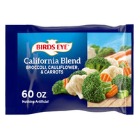 Birds Eye California Blend with Carrots, Broccoli, Cauliflower, Frozen Vegetables, 60 oz. Bag — package