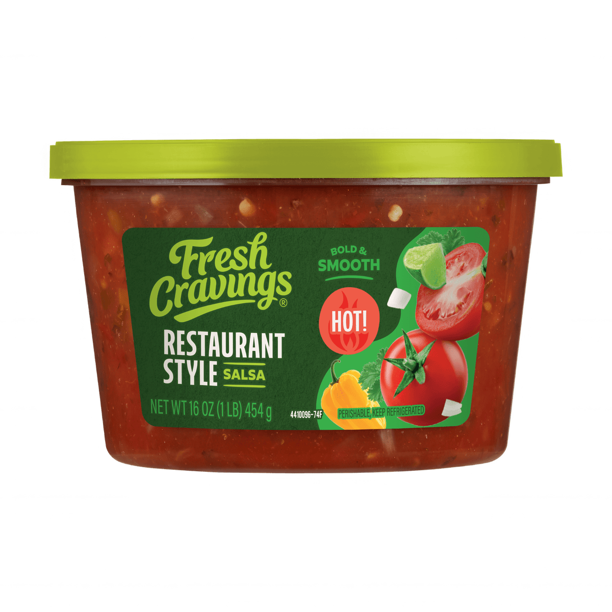 Fresh Cravings Refrigerated Restaurant Style Hot Salsa, 16 oz