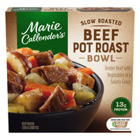 Marie Callender's Slow Roasted Beef Pot Roast, Frozen Meal, 11 oz. Bowl — package