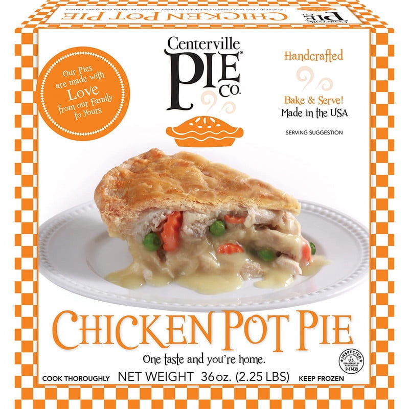 Centerville Frozen Chicken Pot Pie 36 oz Carton, Ready to Bake — package