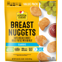 Foster Farms Chicken Breast Nuggets 33.6 oz Bag (Frozen) — package