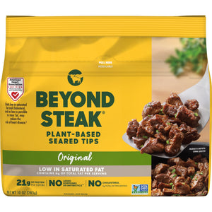 Beyond Meat Frozen Beyond Steak Plant-Based Seared Tips, 10 oz