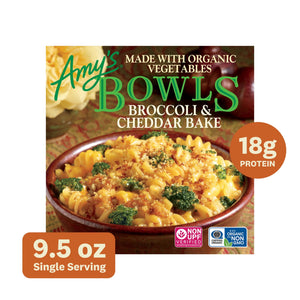Amy's Kitchen Frozen Broccoli & Cheddar Bowl, 9.5 oz