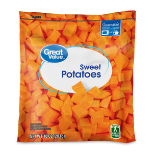 Great Value Frozen Diced Sweet Potatoes, 10 oz