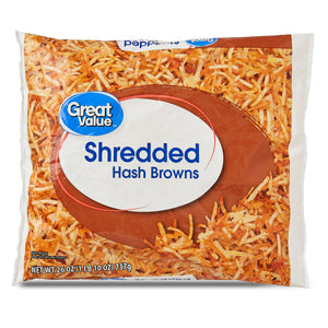Great Value Frozen Shredded Hash Browns, 26 oz