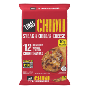 Tina's Frozen Steak & Cheddar Cheese Chimichangas, 48 oz, 12 ct