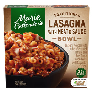 Marie Callender's Frozen Traditional Lasagna With Meat & Sauce Bowl, 11.75 oz