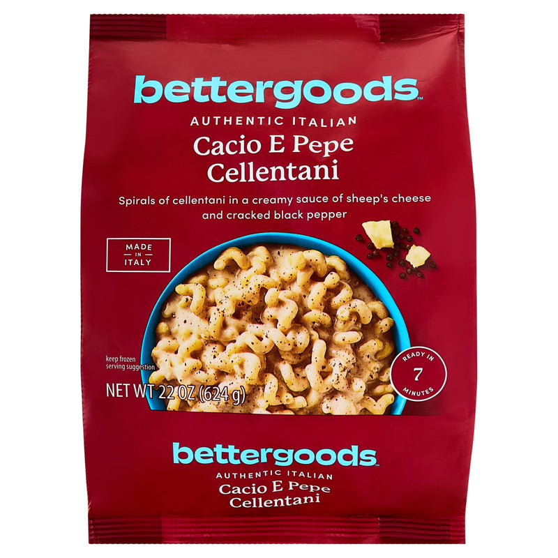 bettergoods Cacio E Pepe Cellentani Italian Skillet Meal, 22 oz (Frozen) — package