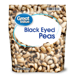 Great Value Frozen Black Eyed Peas, 12 oz