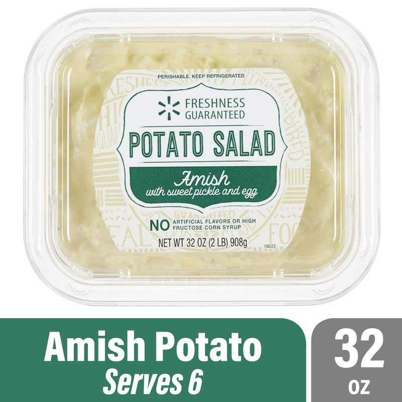 Freshness Guaranteed Amish Ready-to-Serve Potato Salad Family Tub, 32 oz, 1 Count (Refrigerated) — package