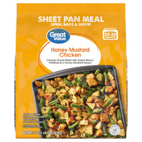 Great Value Honey Mustard Chicken Sheet Pan Meal, 31 oz (Frozen) — package