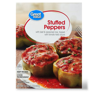 Great Value Frozen Stuffed Peppers Dinner, 32 oz