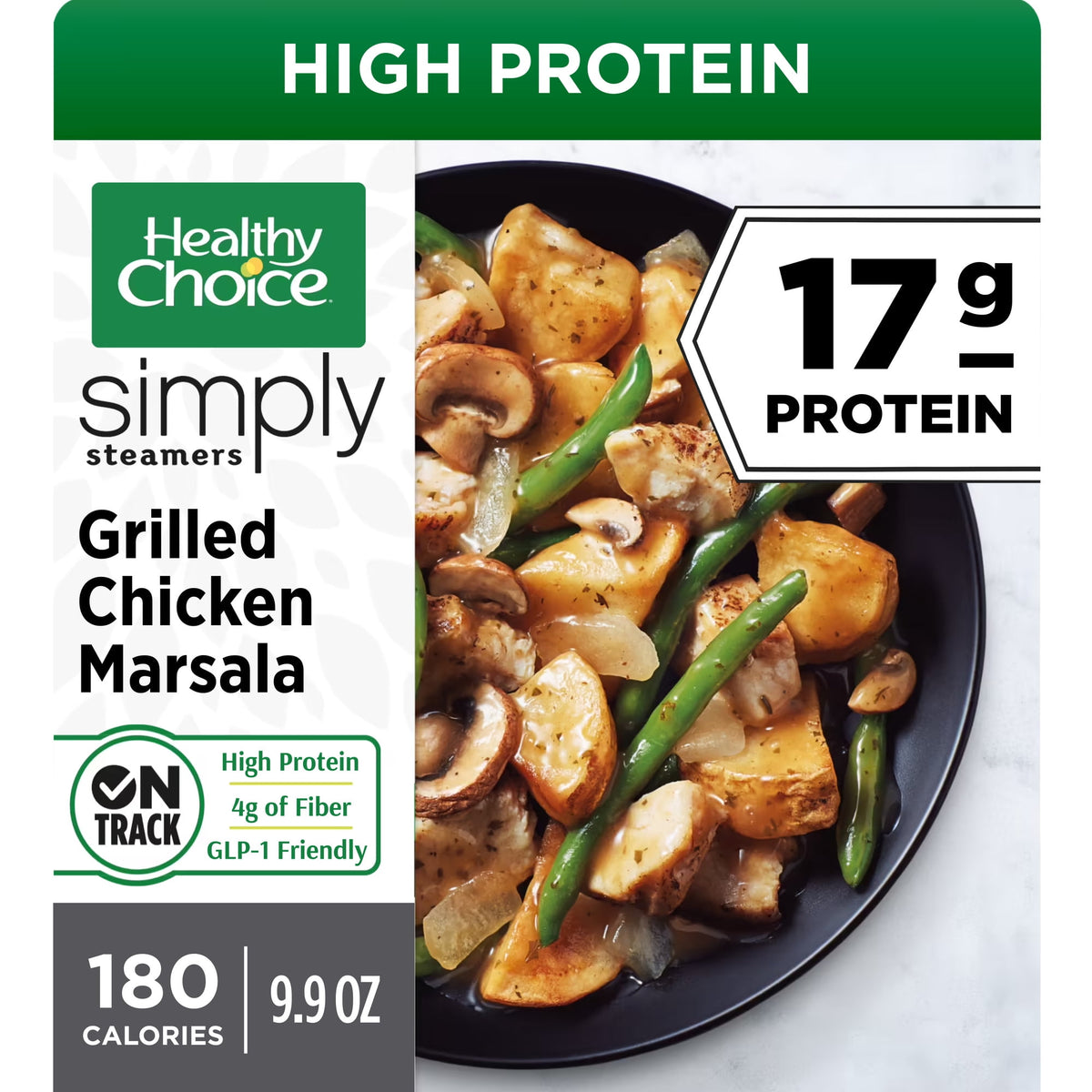 Healthy Choice Frozen Simply Steamers Grilled Chicken Marsala, 9.9 oz