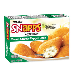 Snapps Frozen Cream Cheese Jalapeno Pepper Bites, 5 oz