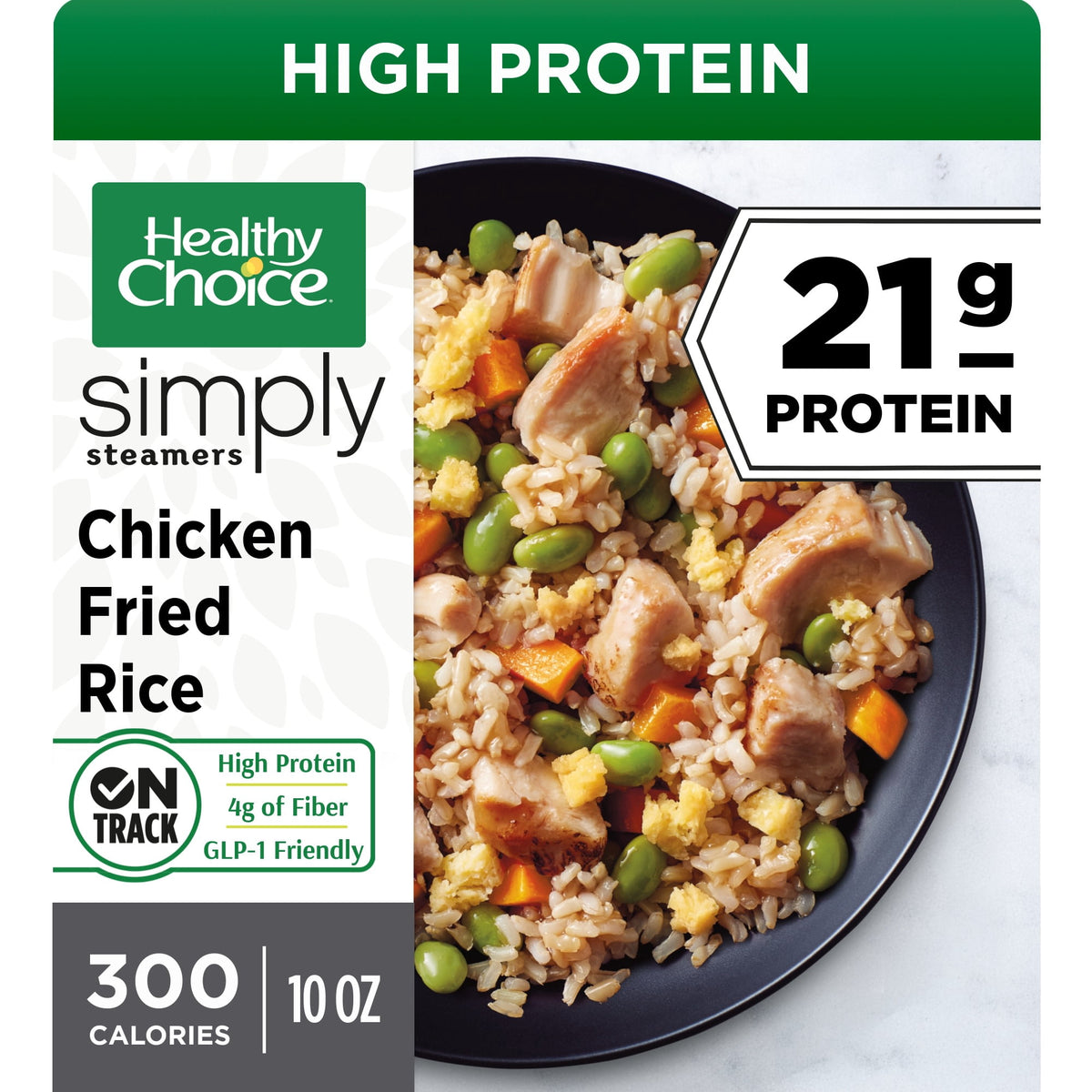 Healthy Choice Frozen Simply Steamers Chicken Fried Rice, 10 oz