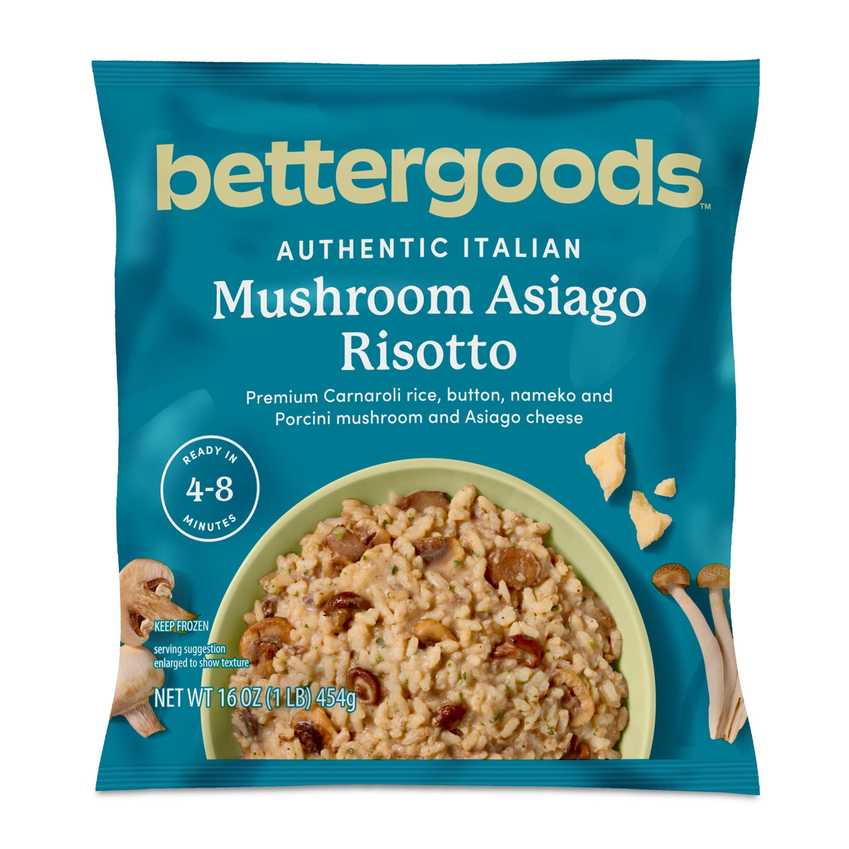 bettergoods Frozen Mushroom Asiago Risotto, 16 oz