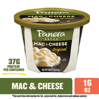 Panera Bread Vegetarian Ready-to-Heat Mac & Cheese, 16 oz Cup (Refrigerated) — package
