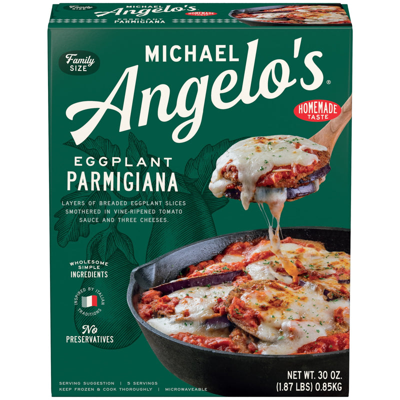 Michael Angelo's Eggplant Parmigiana Frozen, 30 oz Box — package