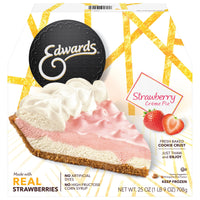 Edwards Frozen Strawberry Crème Dessert Pie, 25.01 oz — package