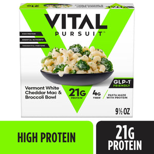 Vital Pursuit Frozen White Cheddar Mac & Cheese Broccoli Bowl, 9.5 oz