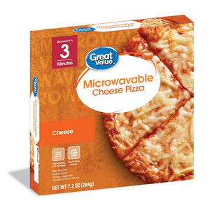 Great Value Frozen Thin Crust Cheese Pizza, 7.2 oz
