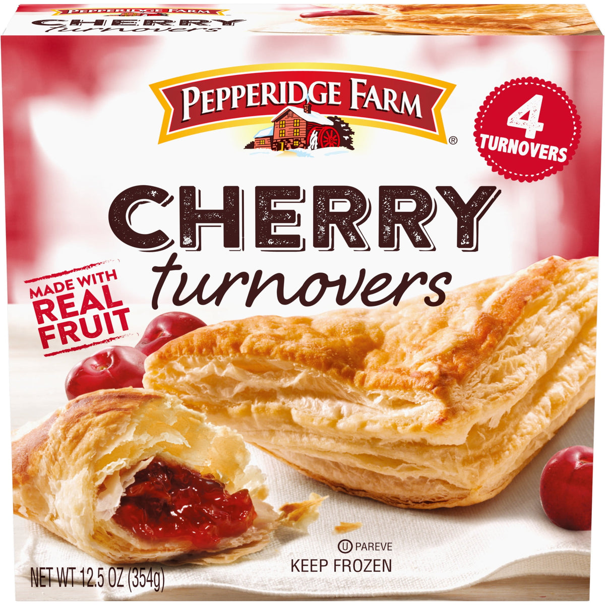 Pepperidge Farm Frozen Cherry Turnovers, 12.5 oz, 4 ct
