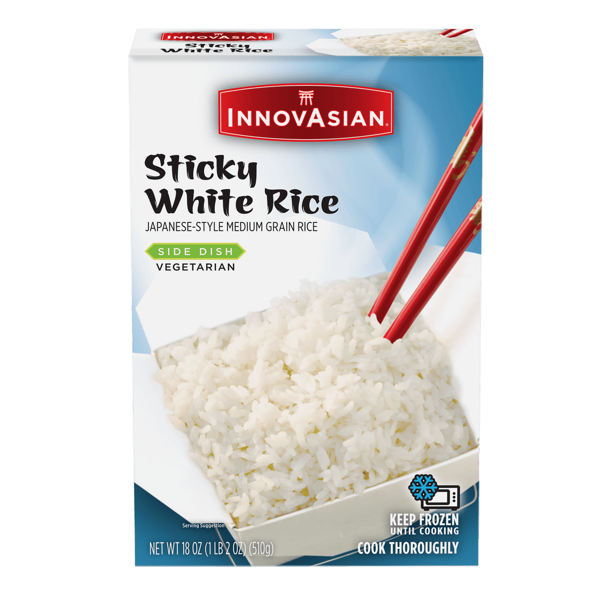 InnovAsian Cuisine Frozen Sticky White Rice, 18 oz
