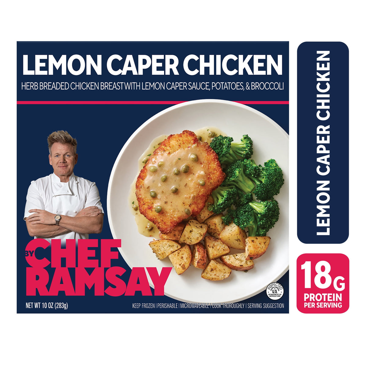 By Chef Ramsay Frozen Lemon Caper Chicken Bowl, 9.5 oz