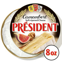 President Camembert Soft-Ripened Cheese, 8 oz (Refrigerated) — package