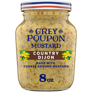 Grey Poupon Refrigerated Country Dijon Coarse Ground Mustard, 8 oz