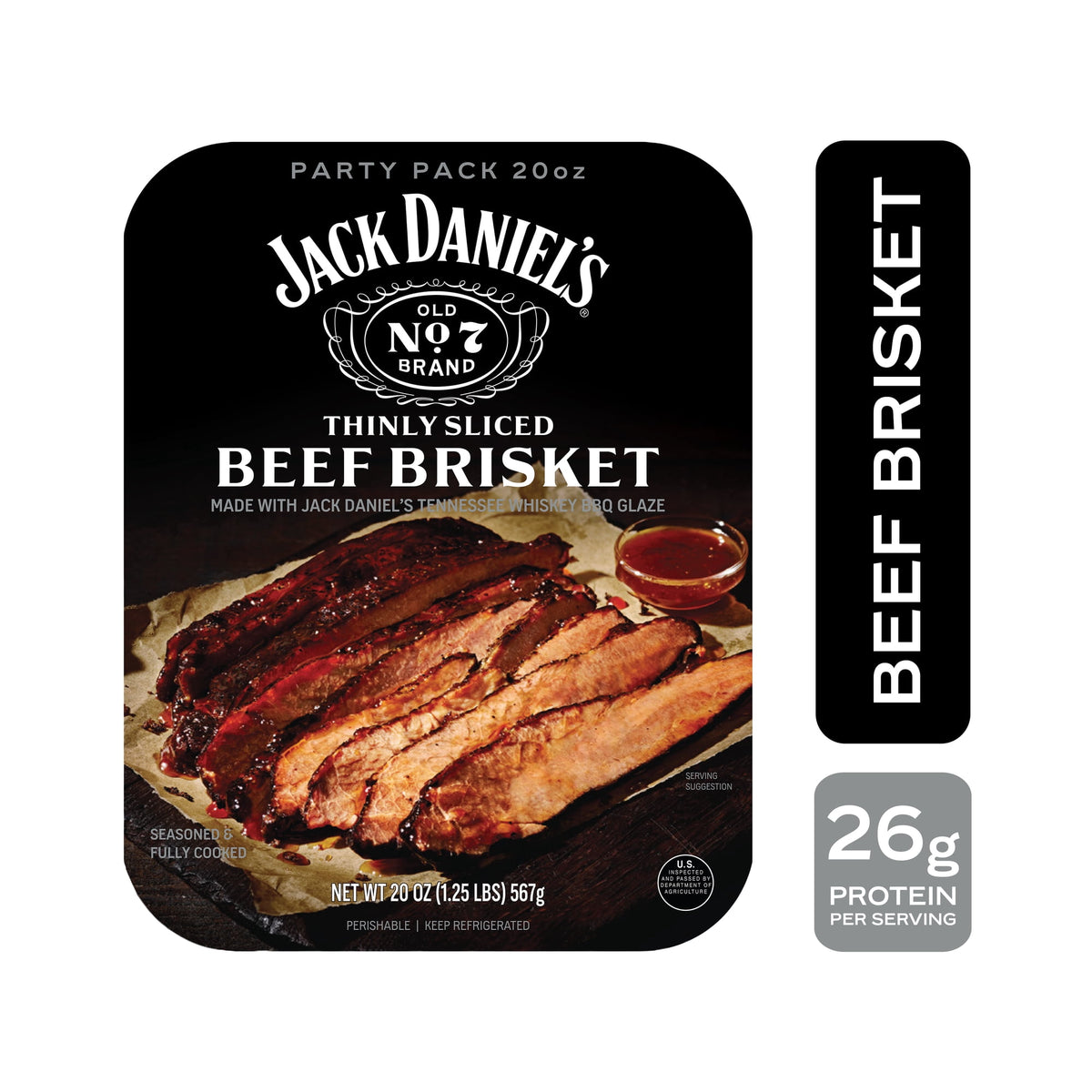 Jack Daniel's Refrigerated Seasoned Beef Brisket, 20 oz