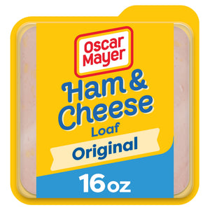 Oscar Mayer Refrigerated Ham & Cheese Meat Loaf Deli Lunch Meat, 16 oz