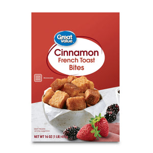 Great Value Frozen French Toast Bites Cinnamon, 16 oz