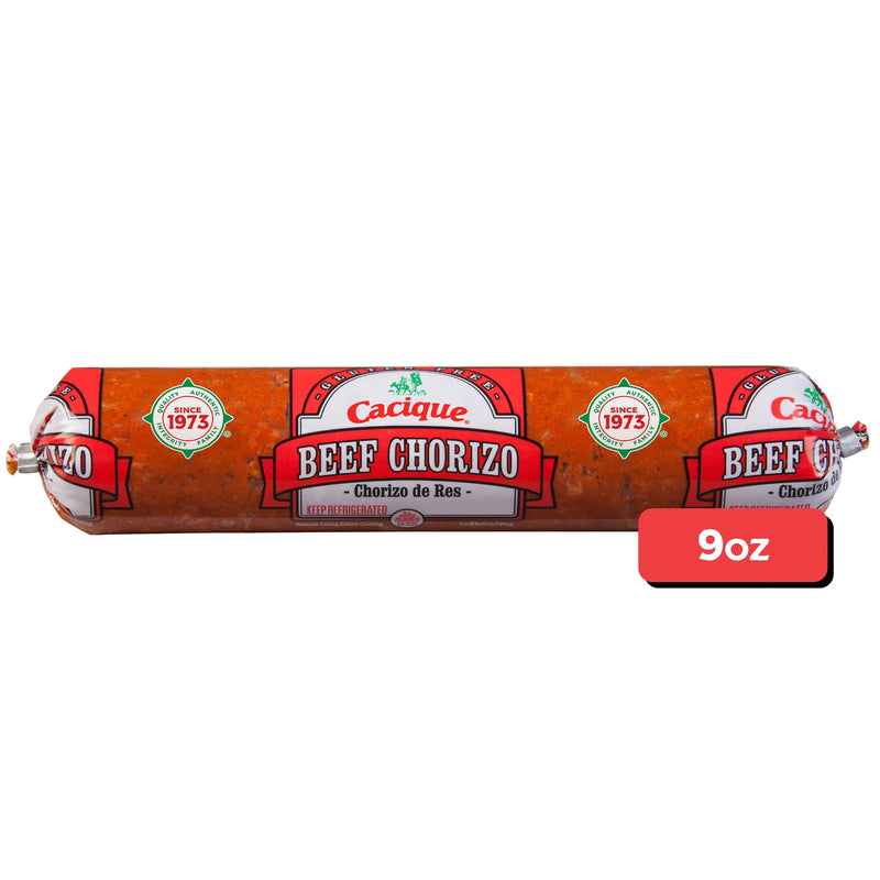 Cacique Gluten Free Beef Chorizo, 9 oz (Refrigerated) — package