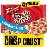 Totino's Party Pizza, Combination, Oven Ready, Thin Crust, 20g Protein, 10.7 oz (Frozen) — package