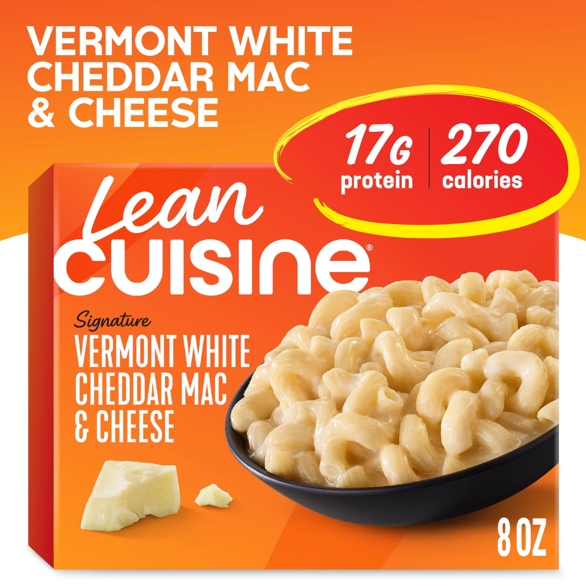 Lean Cuisine Frozen Mac & Cheese Vermont White Cheddar, 8 oz