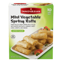 InnovAsian Mini Vegetable Spring Rolls, 7 oz (Frozen) — package